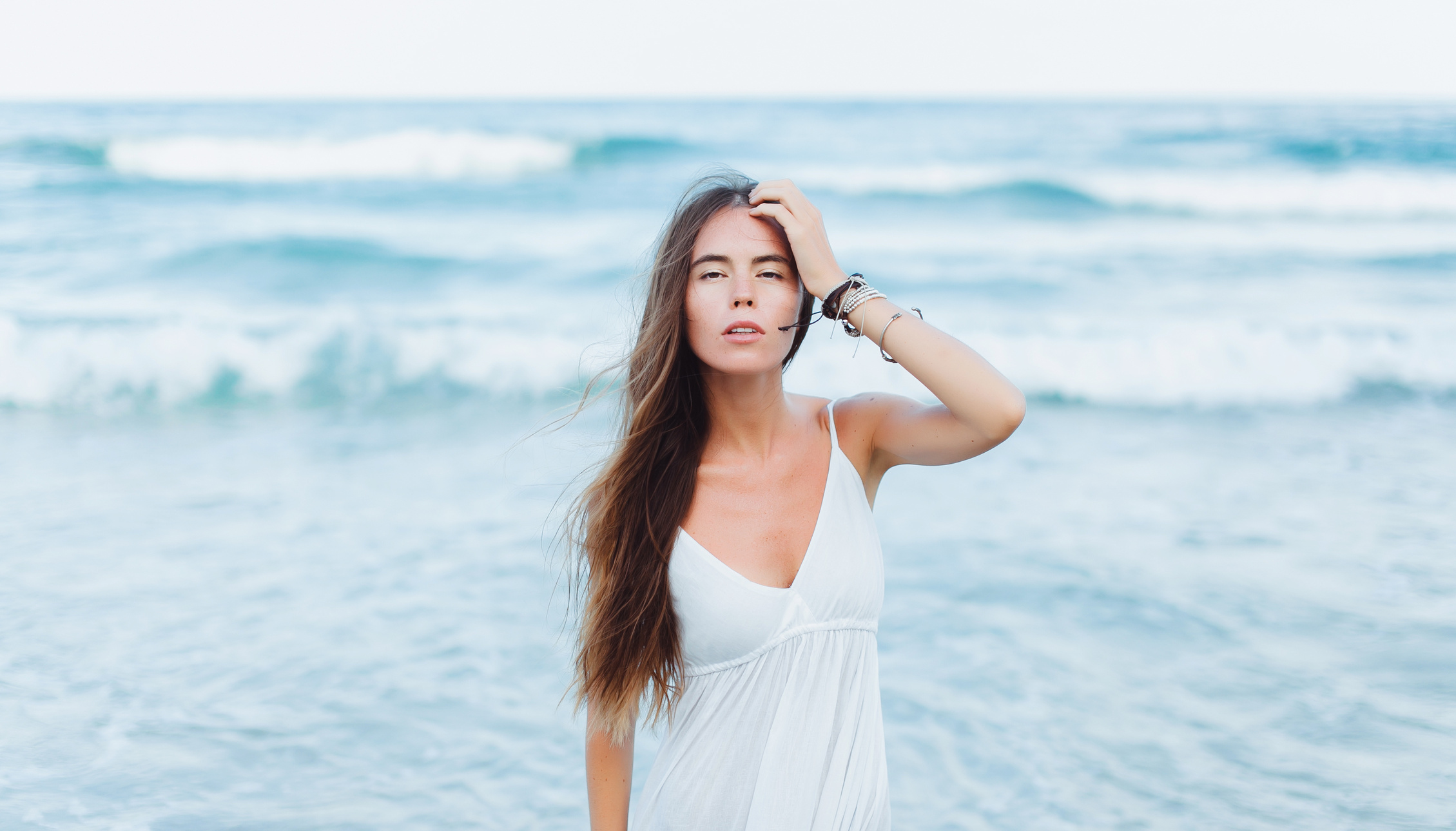 Woman at beach