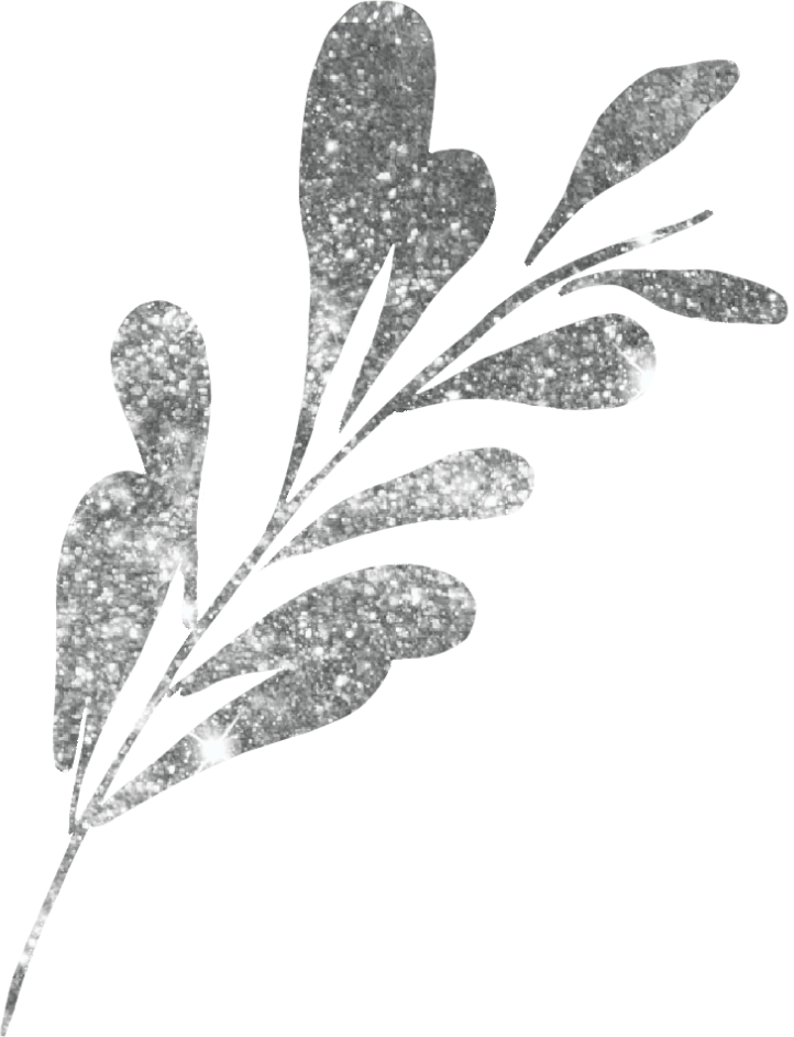 silver leaves illustration